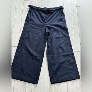 Ann Taylor Navy Wool Blend Square Pants size 12